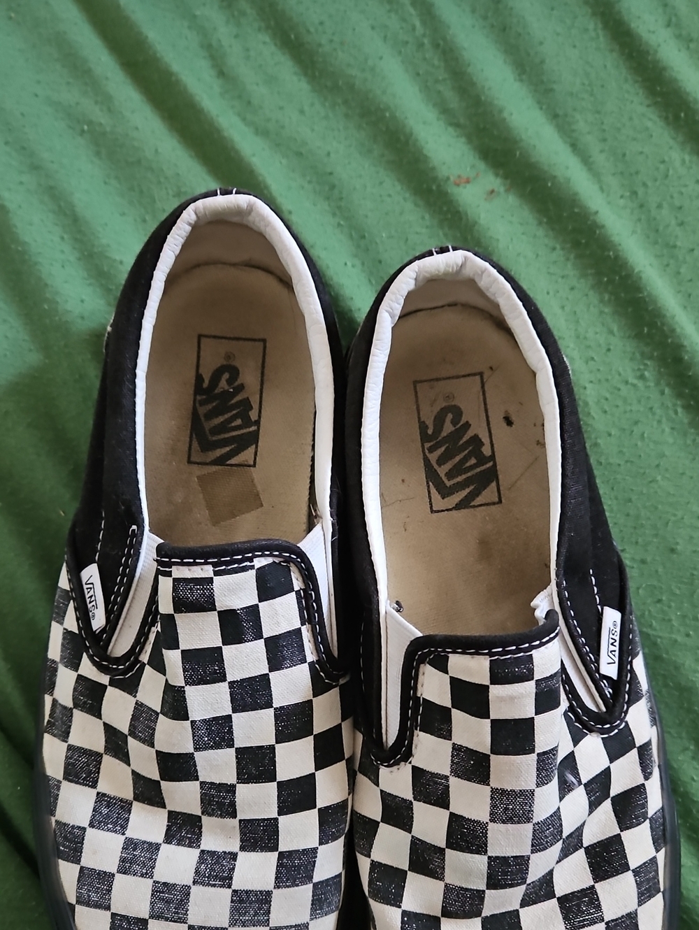Vans Blk White Checks - Picture 6 of 7